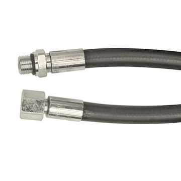 Шланг воздушный BTS низкого давления (LP), L60см, 3/8", Резина, для регулятора, черный