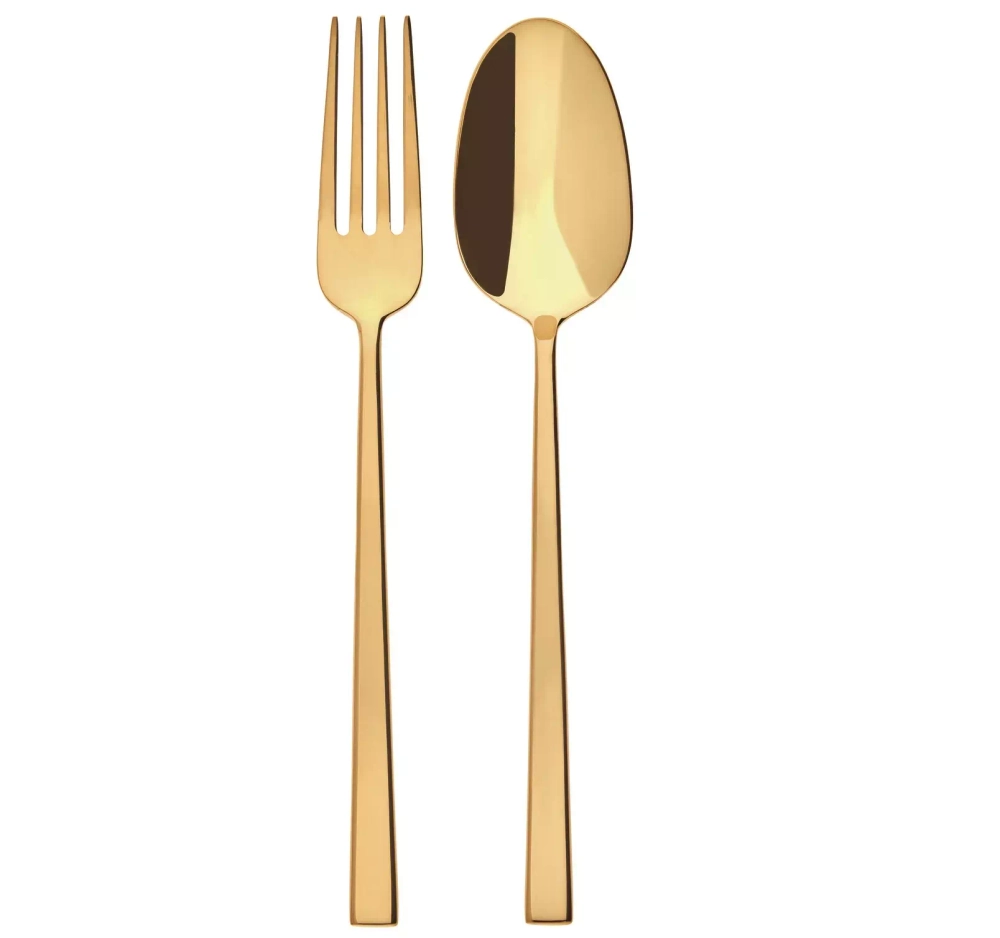 Sambonet - Салатный набор Rock PVD Gold / артикул   52762G90  / GTIN 8014808494338