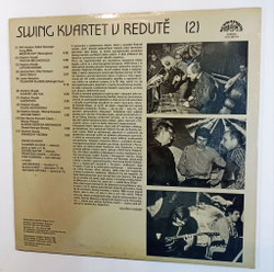 Винтажная виниловая пластинка LP Swing Kvartet Swing Kvartet V Redute (Чехословакия 1981)