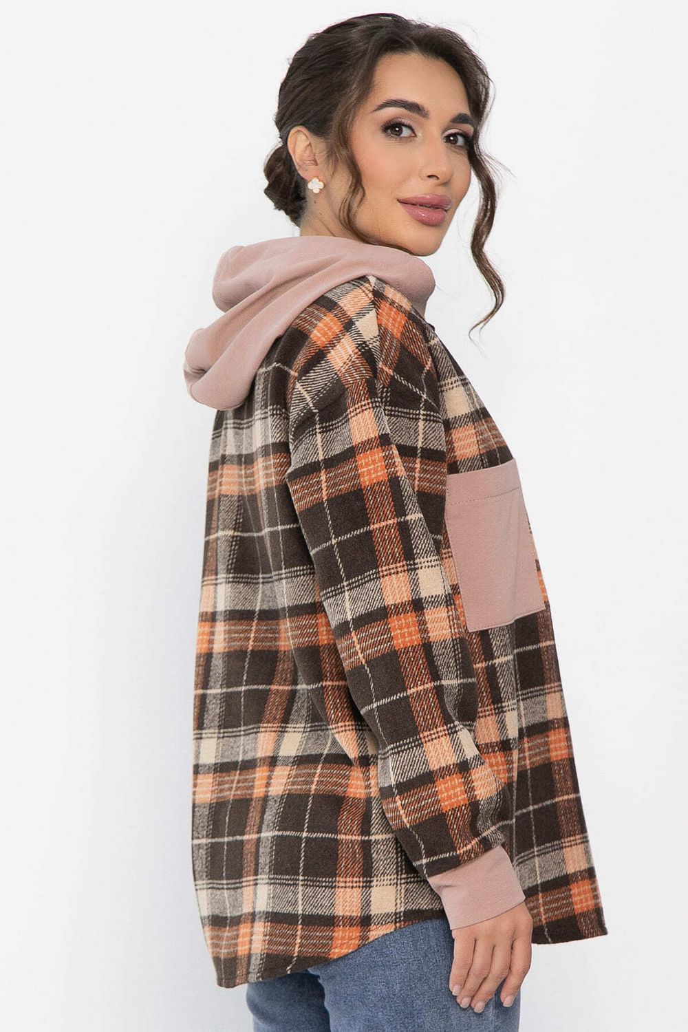 Рубашка Больше чем стиль НЬЮ (коричневая) Б13907-50М LT Collection