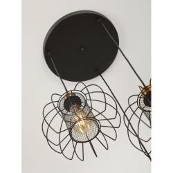 Светильник подвесной (подвес) Rivoli Adelaida 5108-203 3хЕ27 60 Вт лофт-кантри | Rivoli