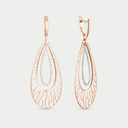 Серьги золотые