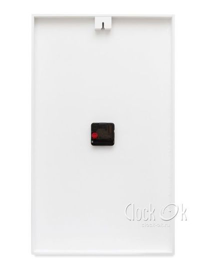 Настенные часы-постер "Woman in red"