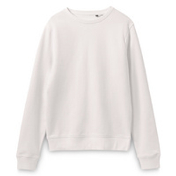 Свитшот унисекс BNC Inspire (Organic), молочно-белый