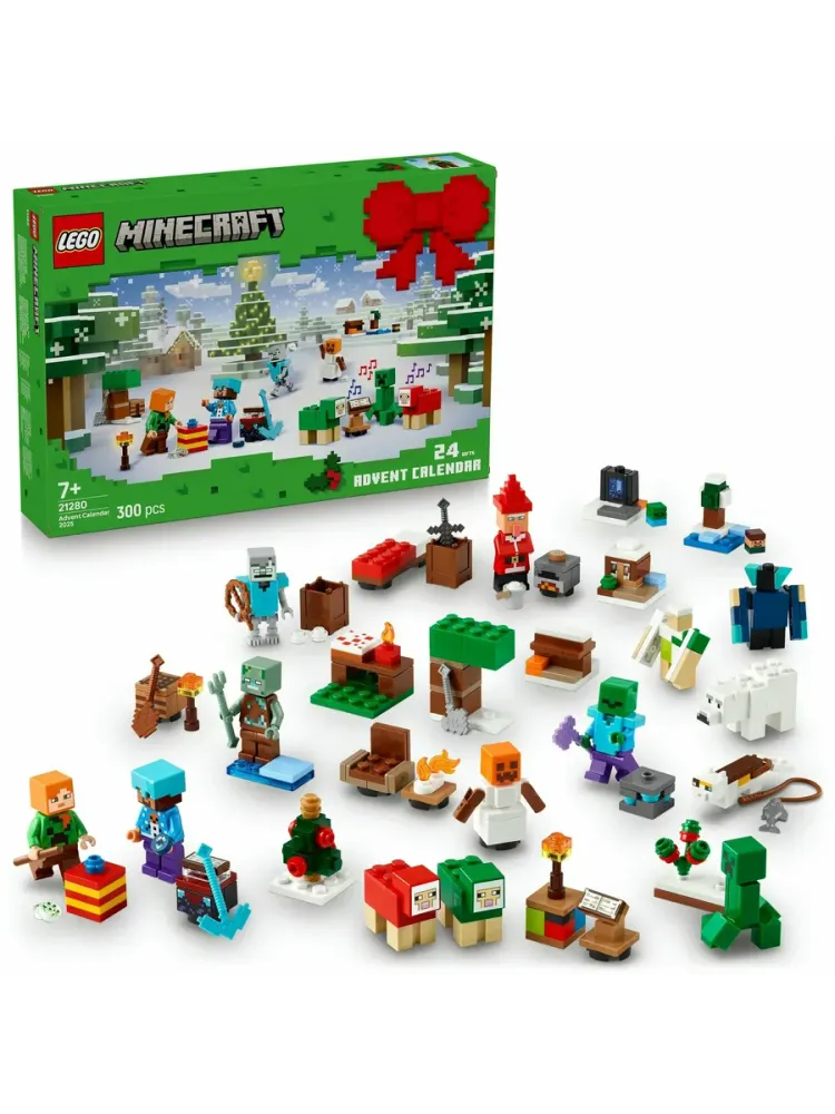 Конструктор Minecraft 21280 Адвент-календарь 2025