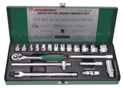 S04H3120S Набор головок торцевых 3/8"DR, 6-23 мм, 20 предметов