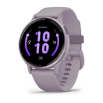 Смарт часы Garmin Vivoactive 5 цвет орхидеи с металлическим безелем и силиконовым ремешком