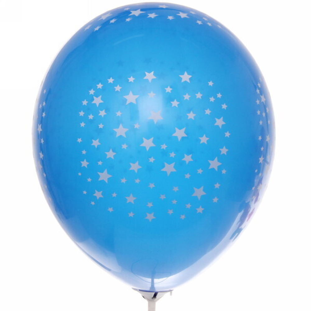 Воздушные шары 5 шт, 12»/25см «Звёздочки»