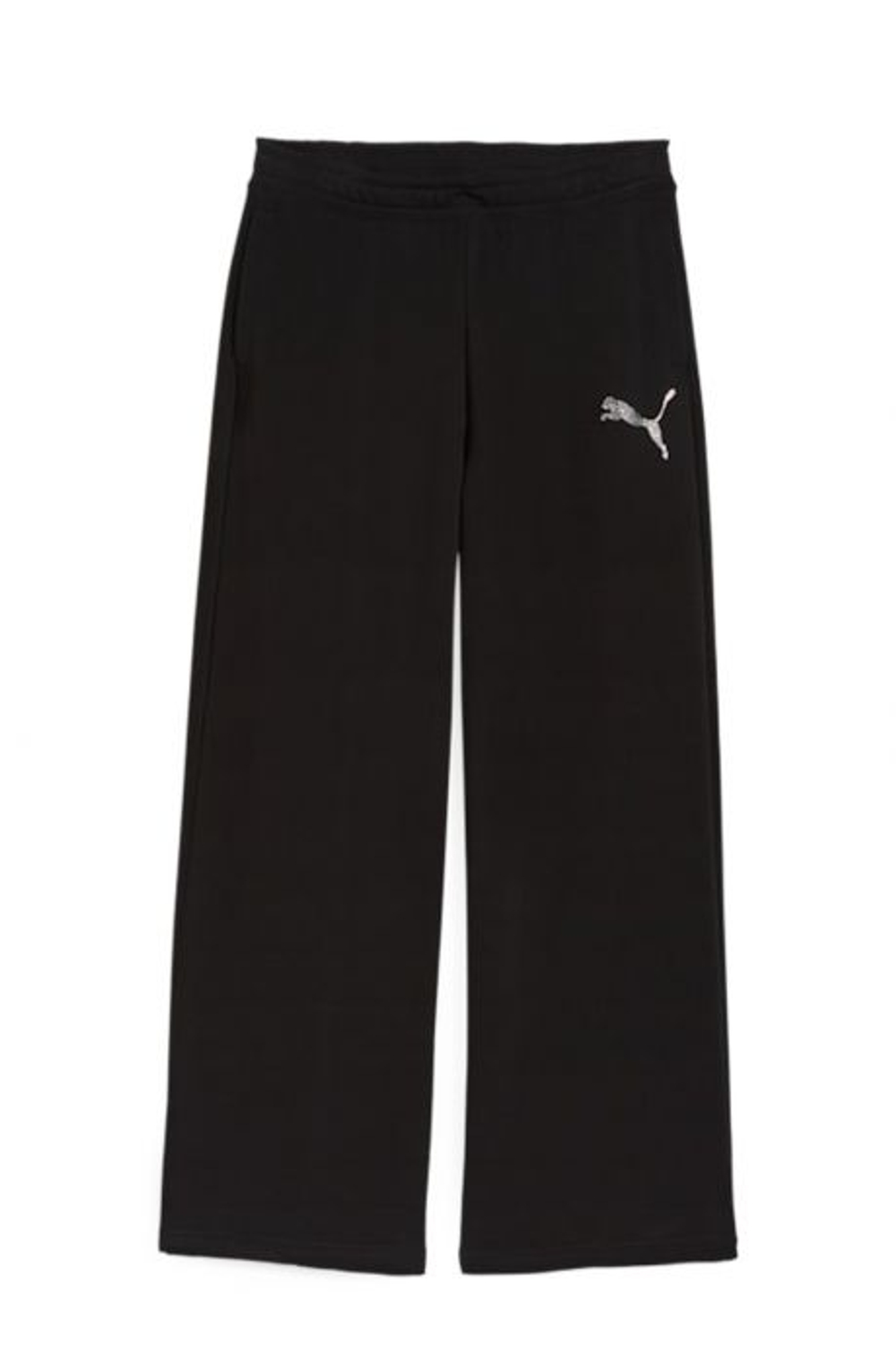 Брюки спортивные женские PUMA ESS GRAPHIC LEO LUXE Bedazzled Slouchy Pants TR