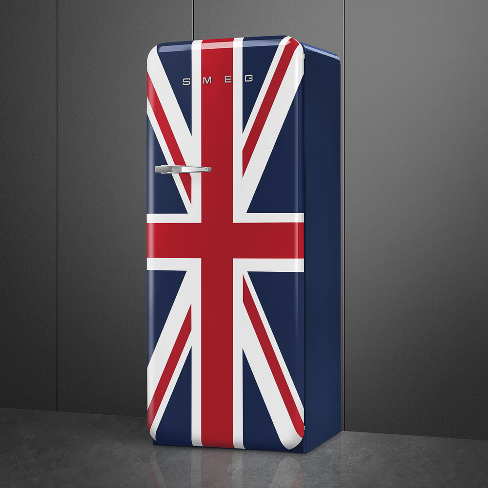 Холодильник однокамерный с британским флагом Smeg FAB28RDUJ5 фото