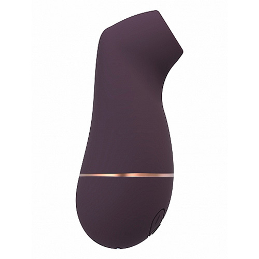 Фиолетовый вакуум-волновой клиторальный стимулятор Irresistible Kissable Purple IRR002PUR