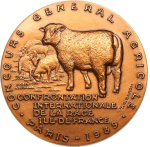 France, Fifth Republic, Concours Général Agricole, Bronze Medal, 1989
