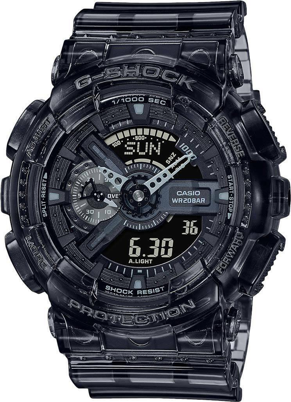 Японские наручные часы Casio G-SHOCK GA-110SKE-8AER с хронографом