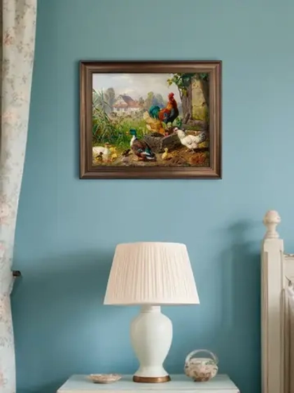 Картина интерьерная на холсте в раме 29*35 см