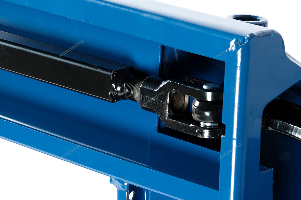 NORDBERG (N3901-25R) Тележка (рохля) складская гидравлическая 2.5 т, усиленная, с резиновыми колесами