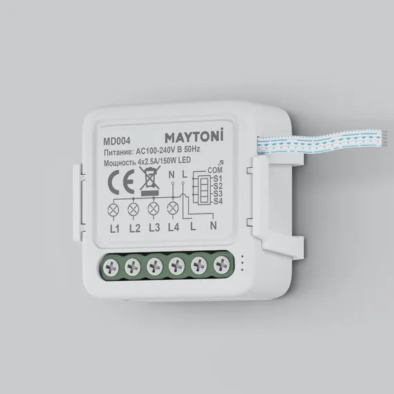 Wi-Fi выключатель четырехканальный 150Вт Lighting control md004