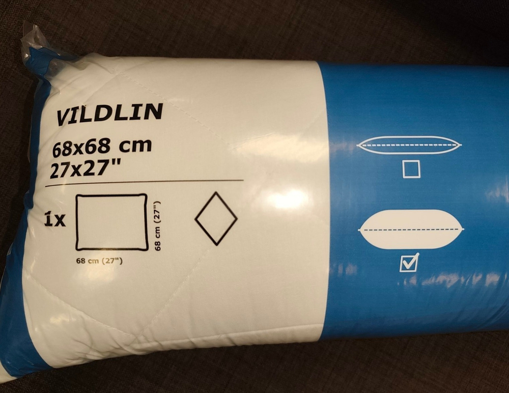 Подушка VILDLIN, 68x68х14