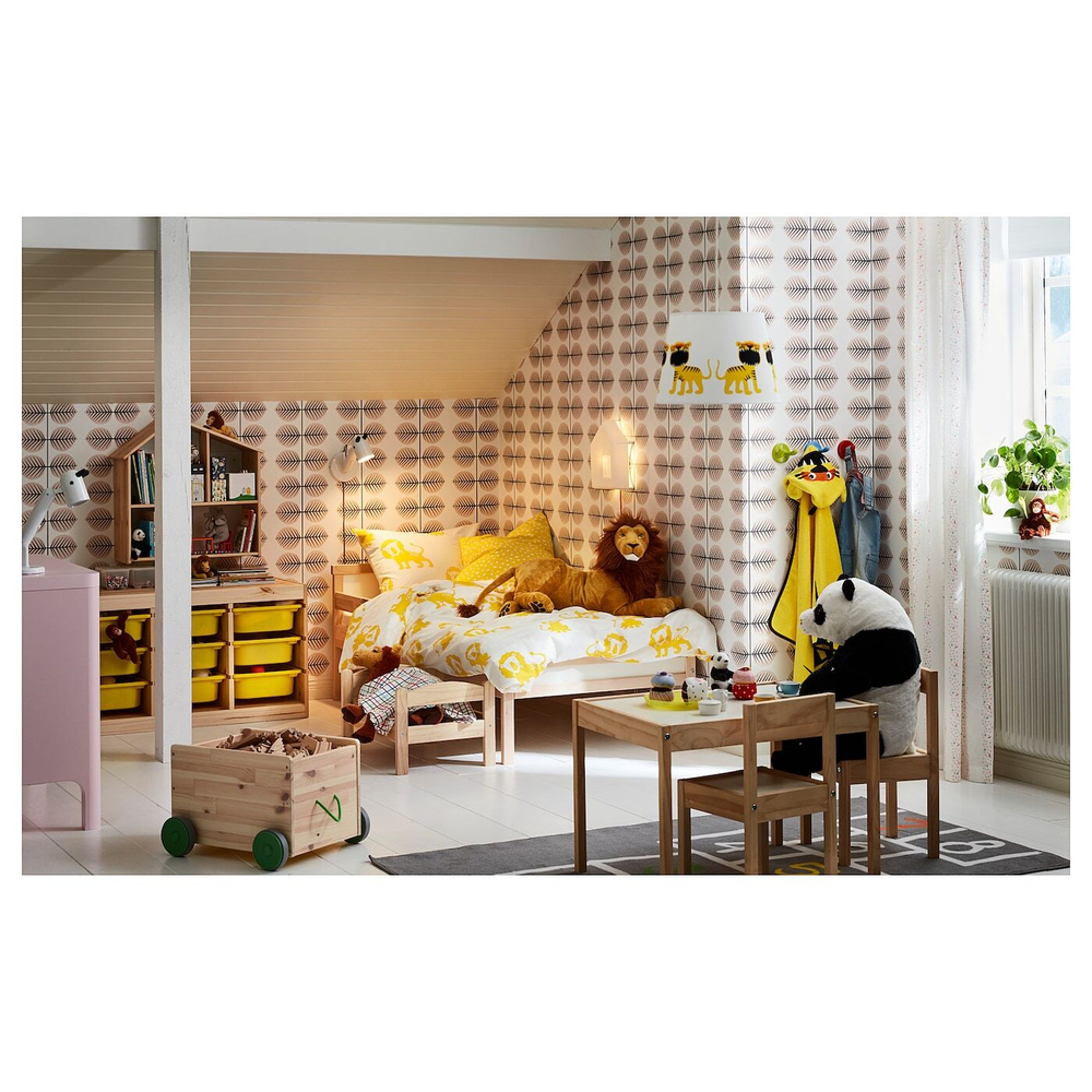 Детский коврик IKEA HEMMAHOS (ХЕММАХОС), Серый, 100х160 см