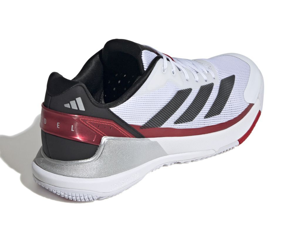 Мужские кроссовки для Падел Adidas Crazyquick LS Padel M - cloud white/core black/lucid red