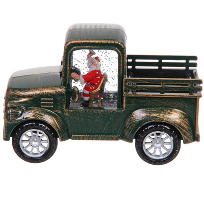 Сувенир с подсветкой «Сказочная машина» 15,5*7*9,5 см, Зелёный