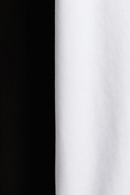 H&M Набор из двух футболок, черный/белый