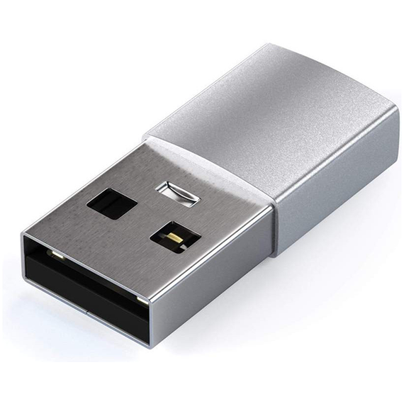 Адаптер Satechi USB-C Adapter (ST-TAUCS) Silver / Серебристый