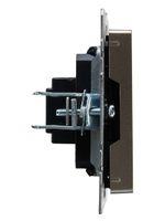 BRITE Розетка HDMI РHDMI-0-БрС сталь IEK