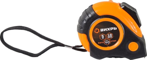 Рулетка 5м 19мм Вихрь автостоп