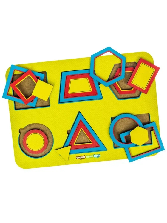 Рамка-вкладыш Монтессори Паутинки МИКС