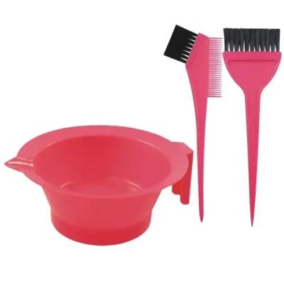 Набор для окрашивания волос. 3 предмета. Размер ванночки 13,7,7 см. NEW