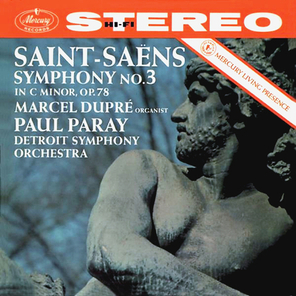 Marcel Dupre, Paul Paray, Detroit Symphony Orchestra / Saint-Saens: Symphony No. 3 (LP)