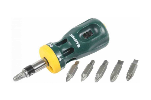 Реверсивная отвертка с битами BIT LOCK 12 в 1 KRAFTOOL 26161-H13
