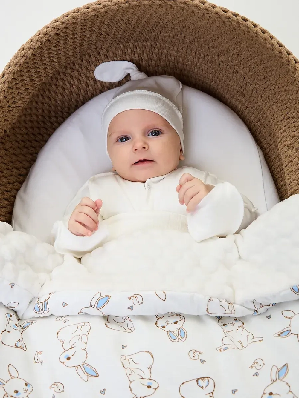 Конверт на выписку новорожденного осень без костюма