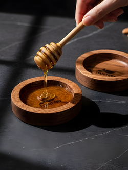 Соусники деревянные круглые (2 шт.)