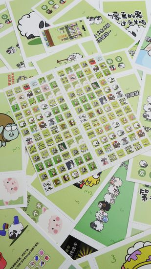 Набор открыток, карточек и наклеек "Овца за овцу / Sheep a Sheep", 188 предметов