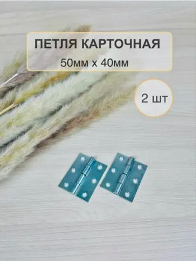 Петля мебельная карточная 50х40 2 шт