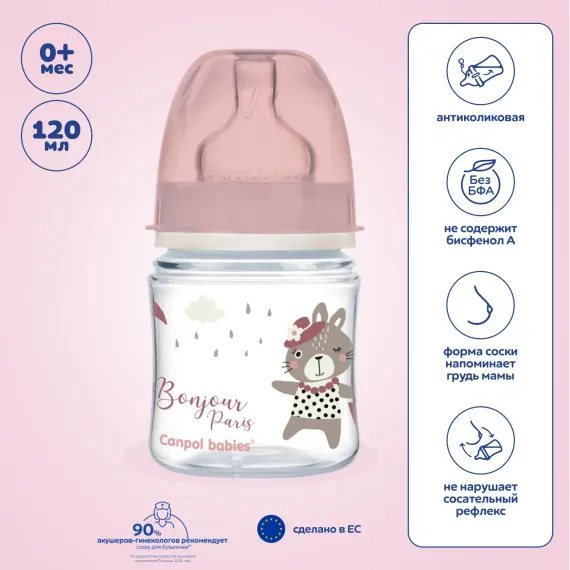 Бутылочка Canpol Babies Anti-Colic 120 мл