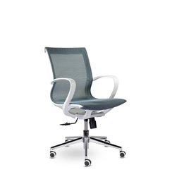 Кресло М-805 Йота/Yota white PL TC-12 (голубой)