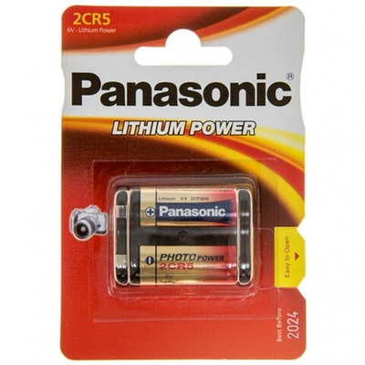 Батарейка Panasonic Lithium Power 2CR-5 литиевая 1 шт