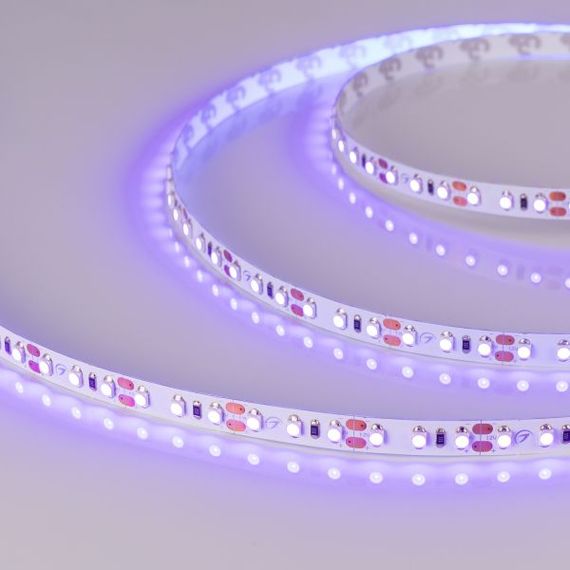 Светодиодная лента Arlight 9,6W/m 120LED/m 2835SMD ультрафиолет 5M 012812(2)