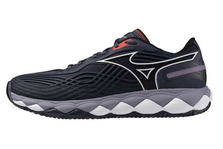 Теннисные кроссовки Mizuno Wave Enforce Tour 2 CC - odyssey gray/white/fiery coral 2