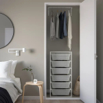 Стеллаж - IKEA JONAXEL, 50х51х104 см, белый, ЙОНАКСЕЛЬ ИКЕА