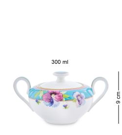 Pavone JK-117 Чайный сервиз 22 пр. на 6 перс. «Виола» (Viola  )