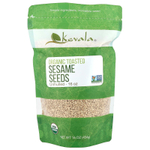Kevala, Органические поджаренные семена кунжута, неочищенные, 16 унций (454 г)