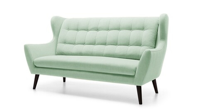 Диван Ньюкасл 2 Vivaldi 09 196*85*105 см, Зеленый  Нераскладной Фиеста