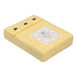 Комплект постельного белья из стираного перкаля светло-желтого цвета из коллекции essential, 150х200 см