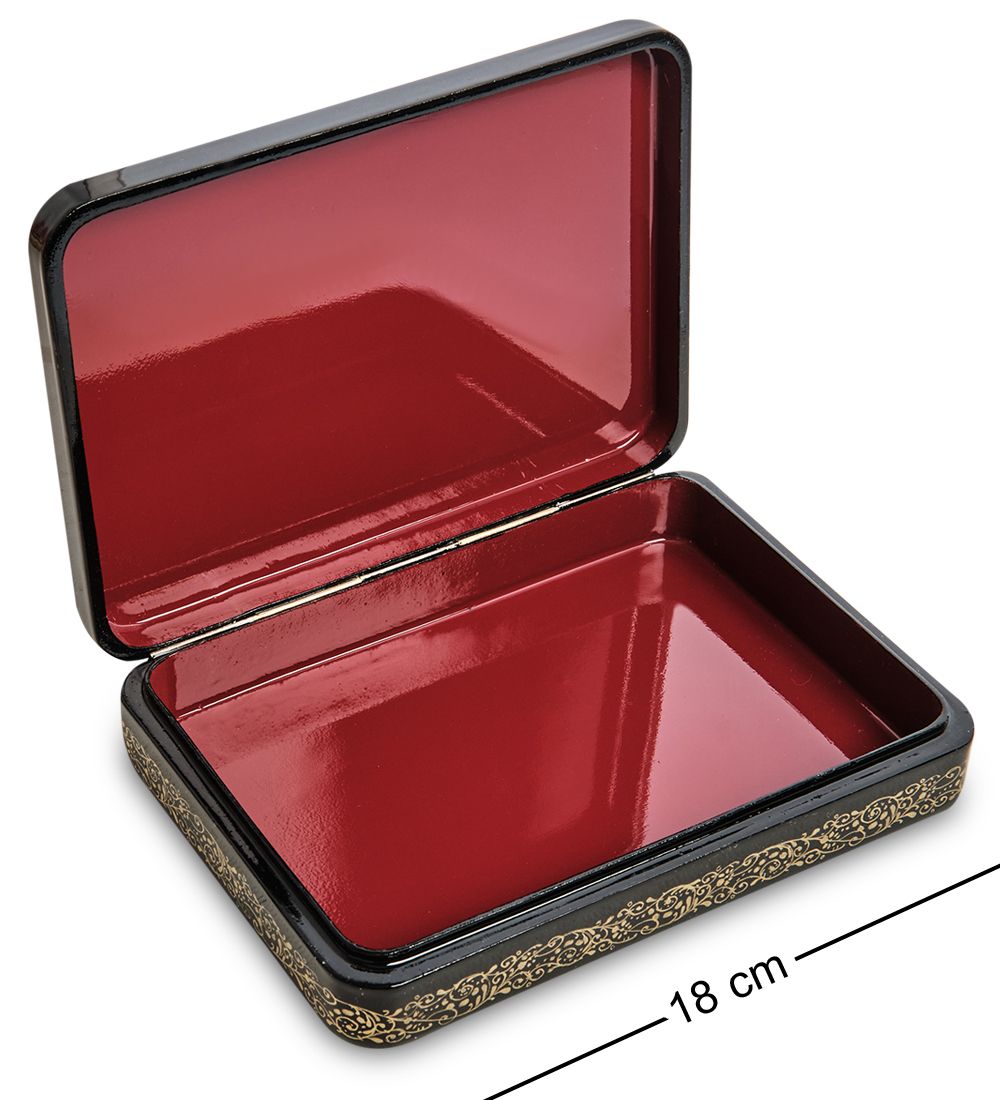 Народные промыслы ШК-55/178-A Шкатулка «Альфонс Муха -Мечтательность» исп. Маркова