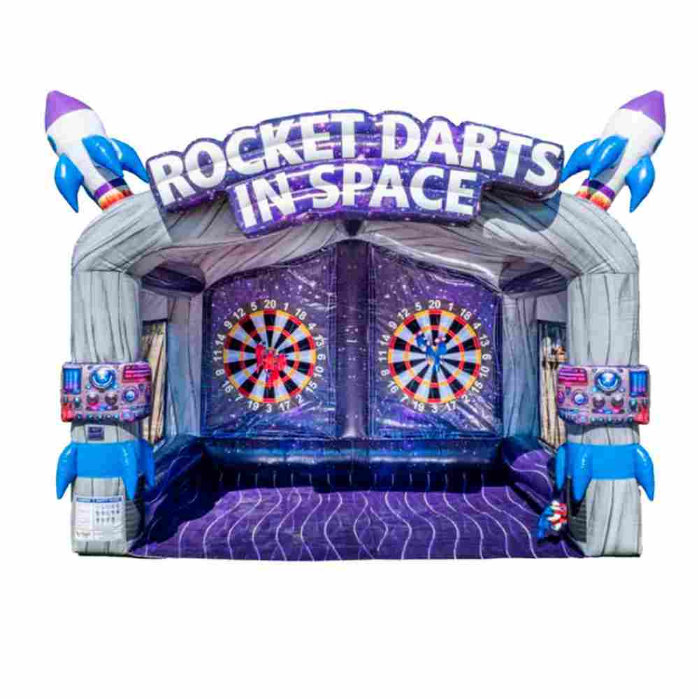Надувной дартс «Космос» на подкачке, диаметр 2 м, размер 4×4,3×4 м