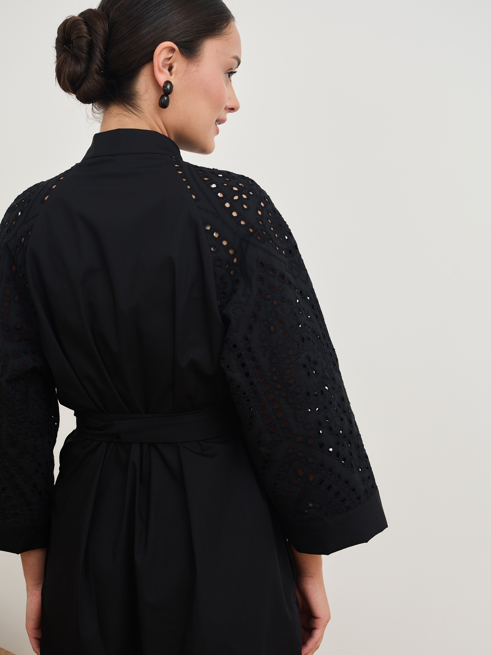 Платье кимоно ажурное