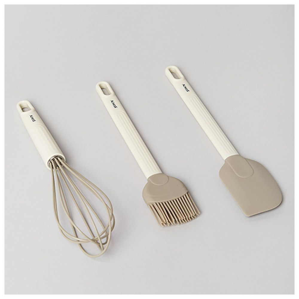 НАБОР: ВЕНЧИК, ЛОПАТКА, КИСТОЧКА AGNESS, 3 ПРЕДМЕТА (МАЛ=12ШТ)